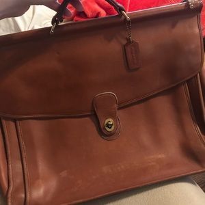 Vintage Coach Messenger Bag / Briefcase